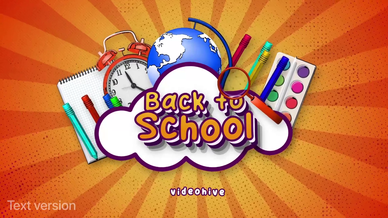 Videohive back to school logo Free After Effects Template Downloads
