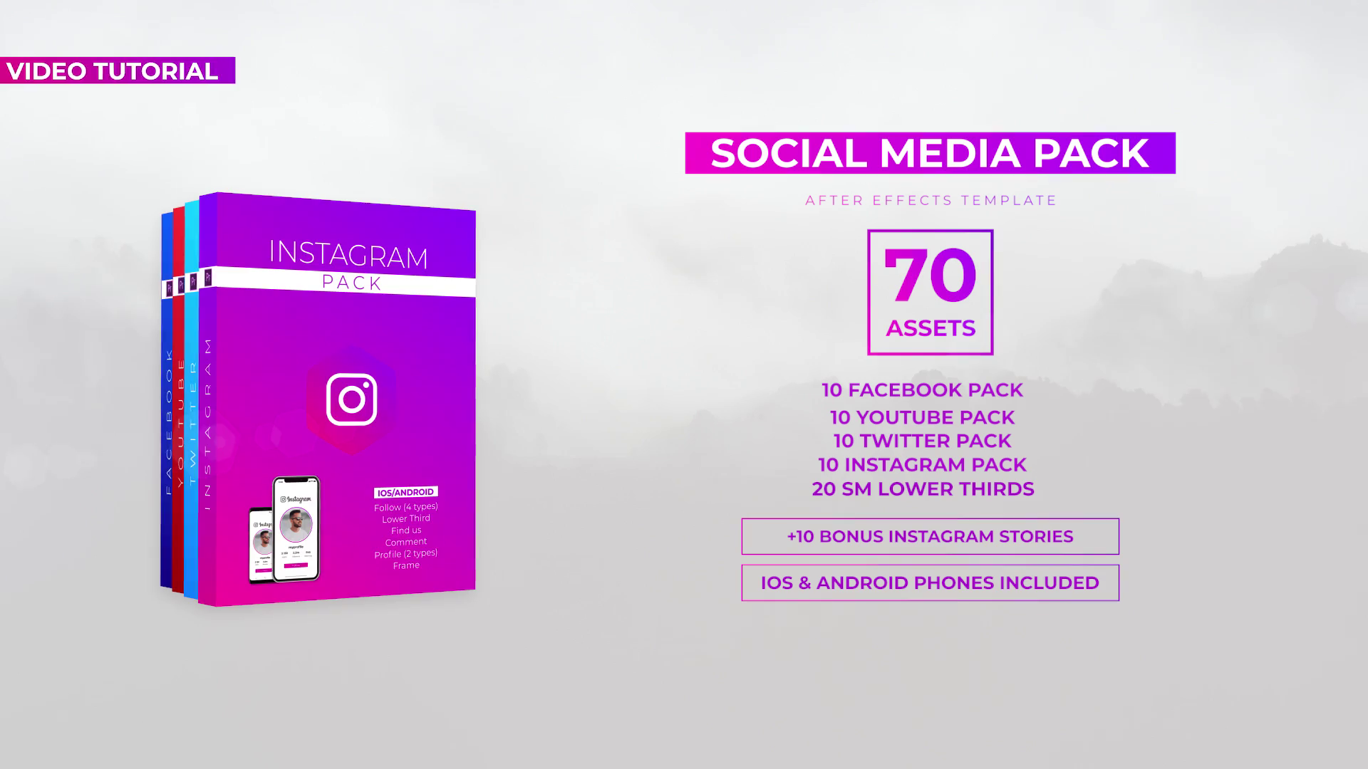 Videohive Social Media Pack – Free After Effects Templates